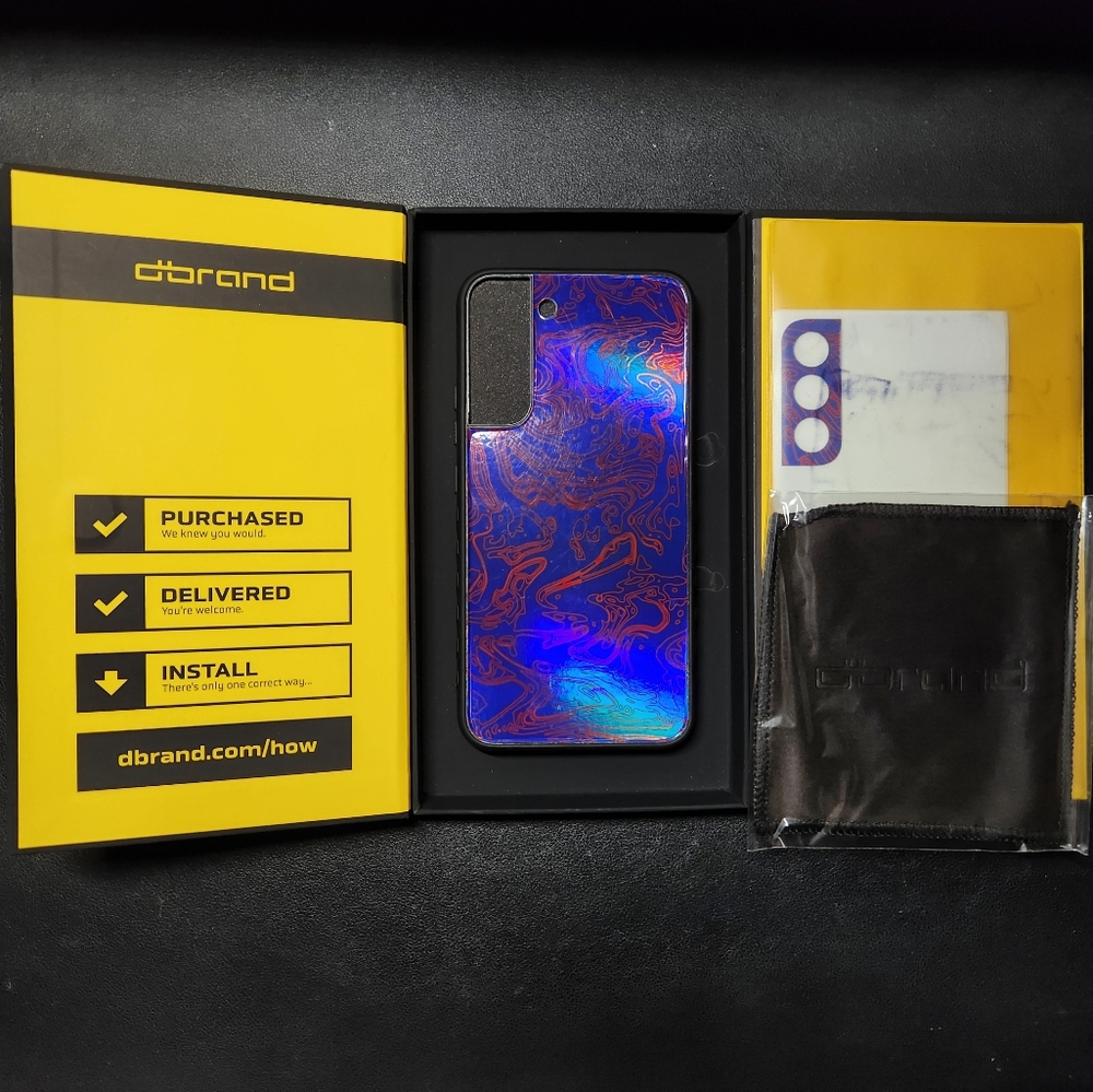 dbrand Grip Case (With Damascus Skin Applied) - Samsung Galaxy S22+